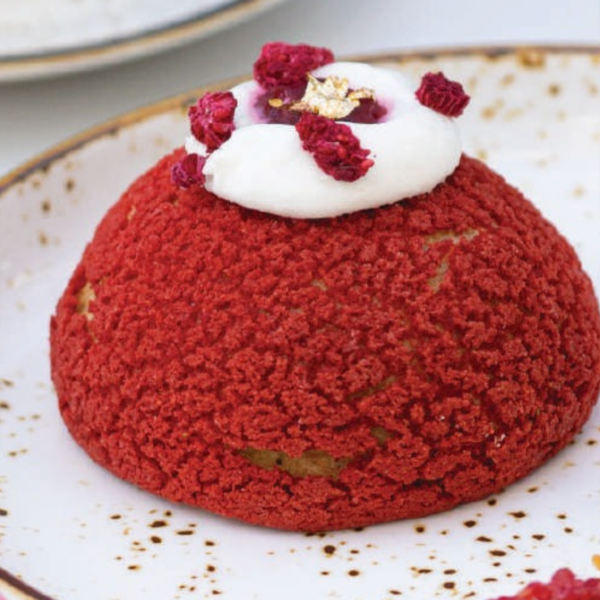 rasberry choux