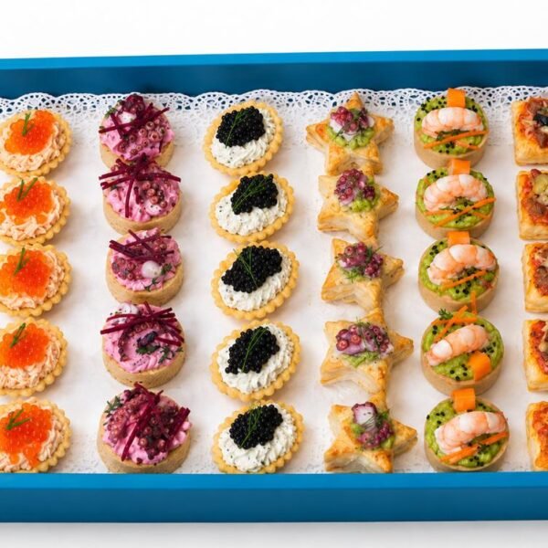 Assorted Gourmet Canapés – 40 pcs